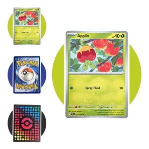 Stellar Crown Pokemon Card (A07): Applin 012/142